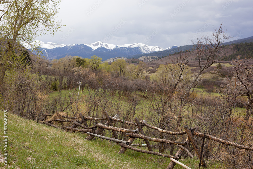 Colorado Ranch and the Rocky Mountains