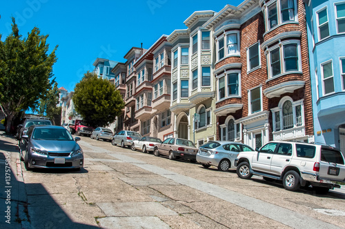 Photography San Francisco street, California USA