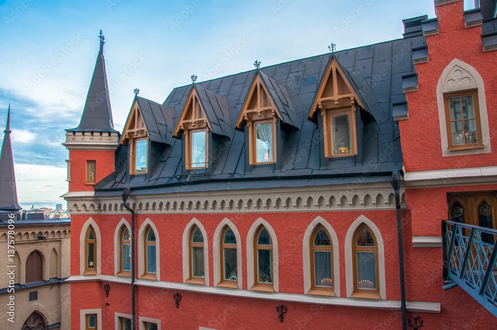 Old house in Stockholm, Sweden