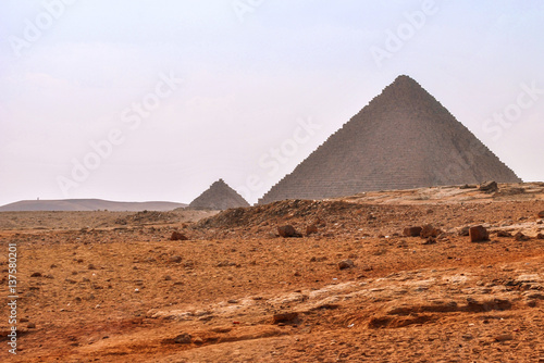 Pyramids of Giza  Cairo  Egypt