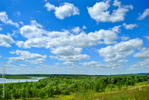 Nature landscape in Russia