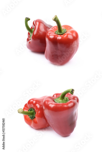 Bell peppers isolated