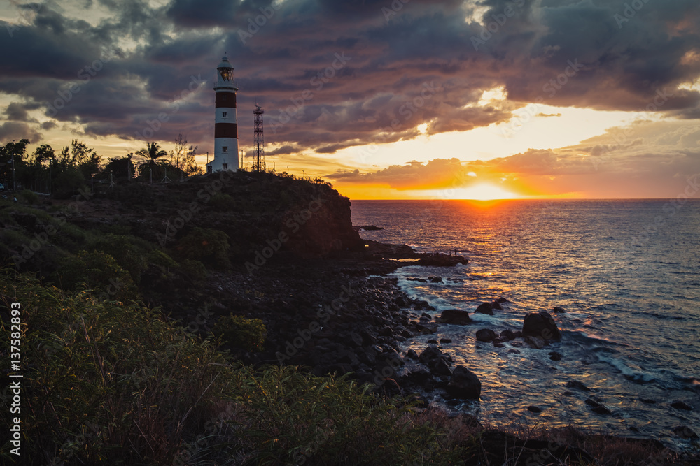 sunset lighthouse sunset lighthouse