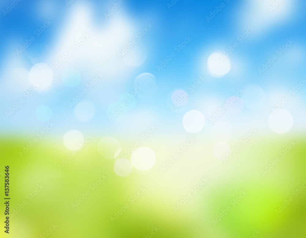 Spring summer sky grass natural blurred background Spring summer sky grass natural blurred background