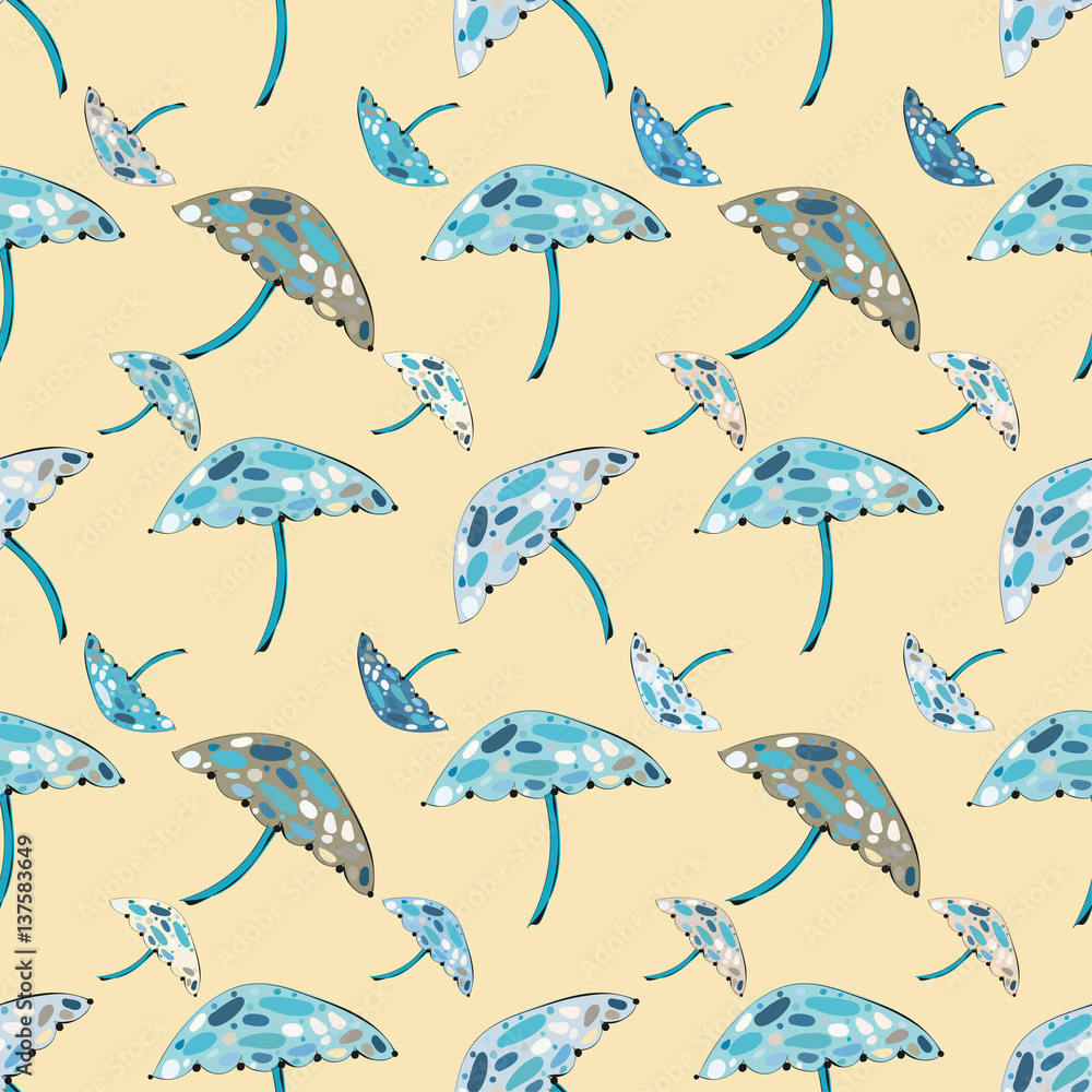 Abstract mushroom seamless pattern background. Abstract mushroom seamless pattern background.