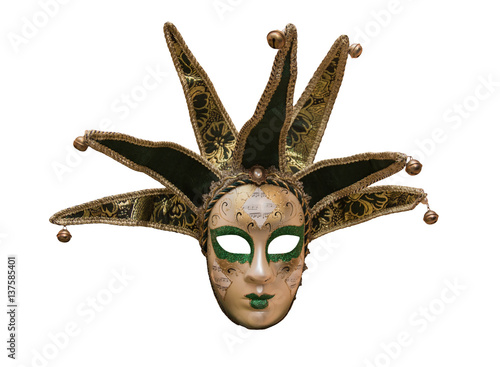 Isolated mask from Venice Carnival