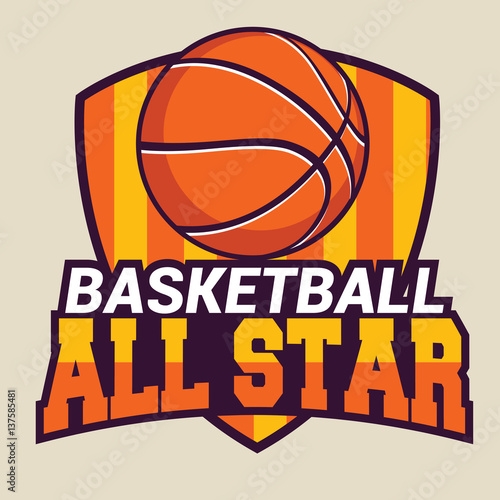 Basketball all star badges