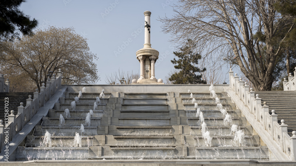 Fototapeta premium Martyrs monument and stairs