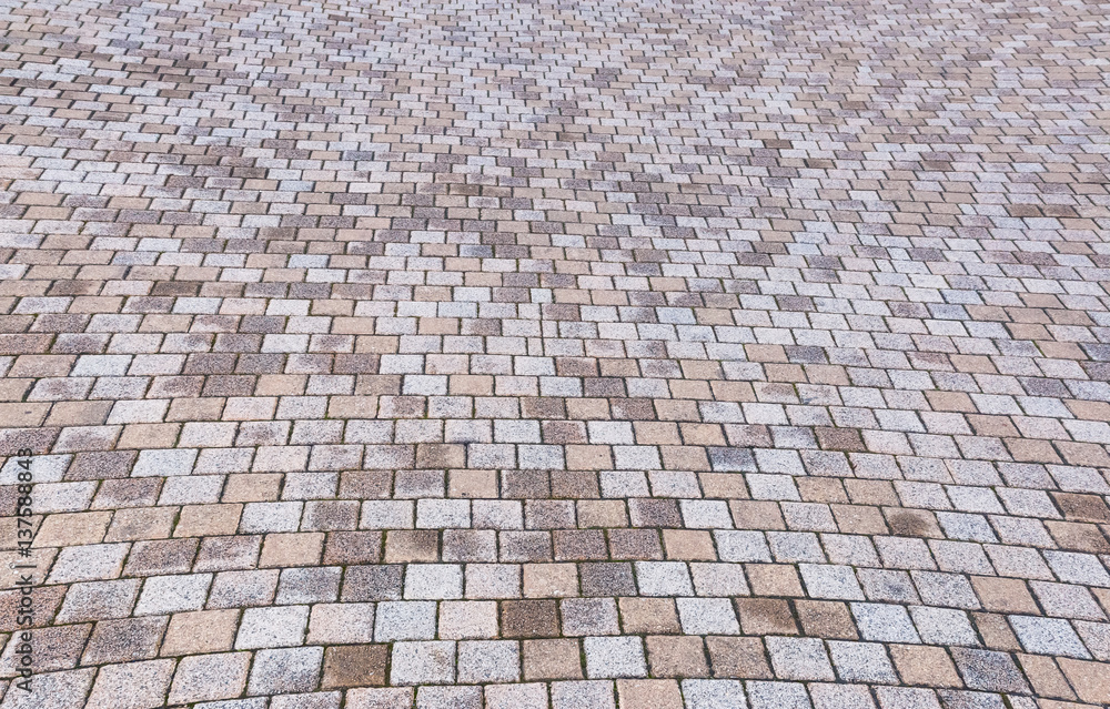 Duotone yellow and Gray Brick Stone on The Ground for Street Road Duotone yellow and Gray Brick Stone on The Ground for Street Road