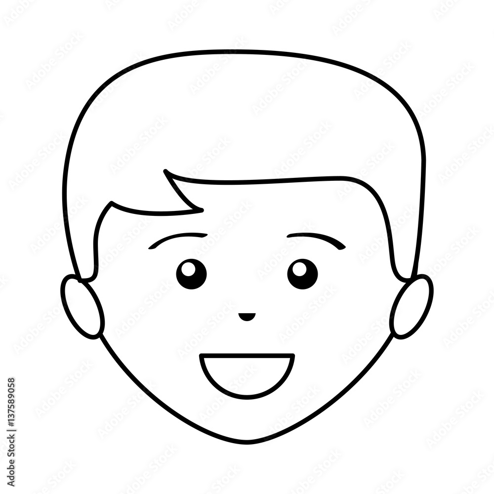 young man avatar character vector illustration design young man avatar character vector illustration design