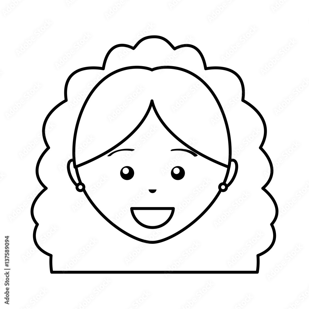 young woman avatar character vector illustration design young woman avatar character vector illustration design