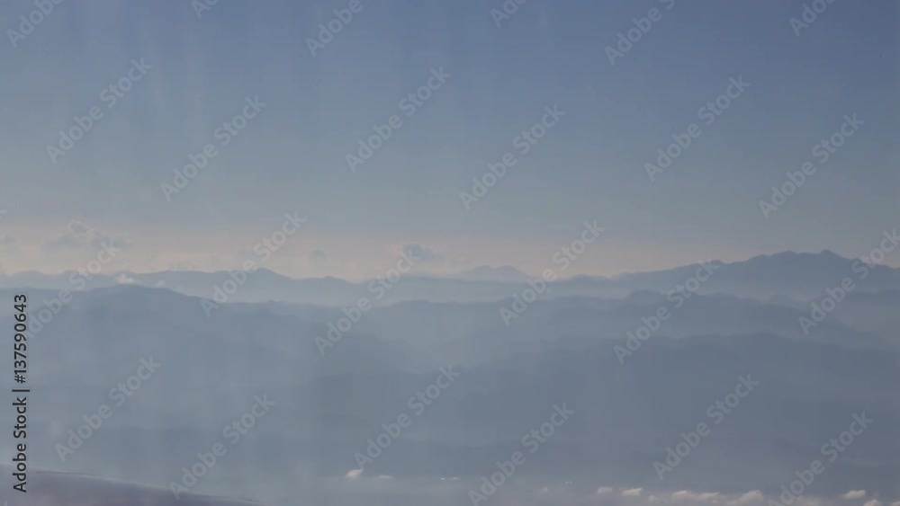 travel with the plane view Flight over Taiwan Mountains,Clouds, Flying Jet -Dan travel with the plane view Flight over Taiwan Mountains,Clouds, Flying Jet -Dan