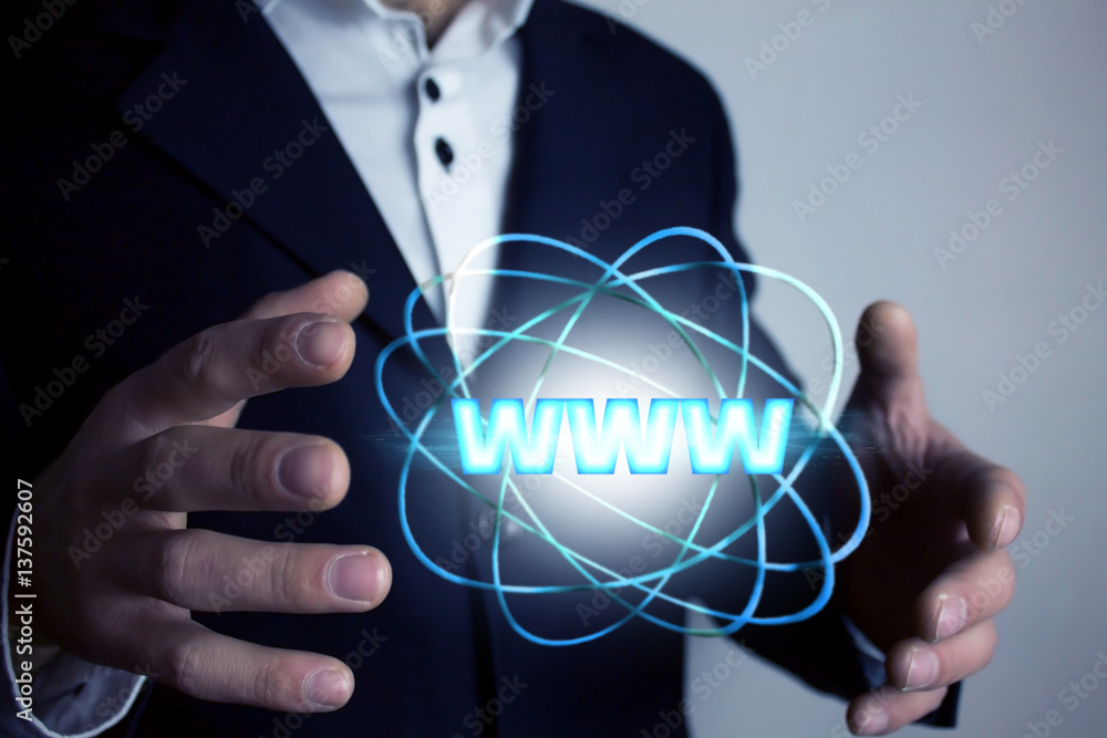 Obraz premium www internet.