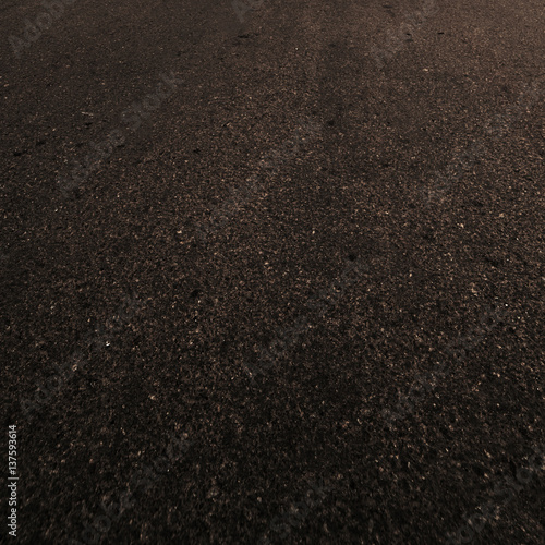 Black Asphalt road landscape scene. Grain black textured background