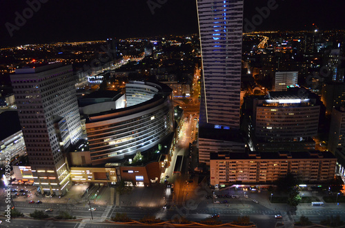 Warszawa letnią nocą/Warsaw by summernight, Mazovia, Poland