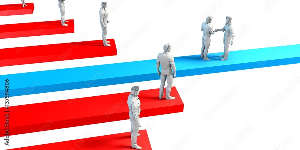 Naklejka premium Business Challenges