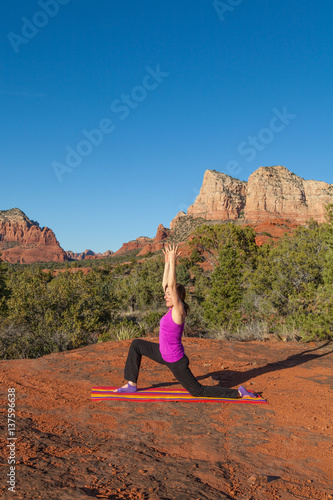 Yoga in the Red Rocks of Sedona Arizona