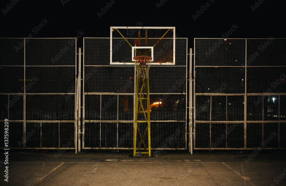 Naklejka premium The Basketball Court