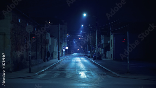 Fotografia, Obraz Small Balkan Town Street