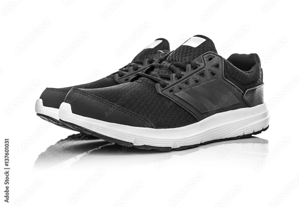 Black unbranded sneakers. Black unbranded sneakers.