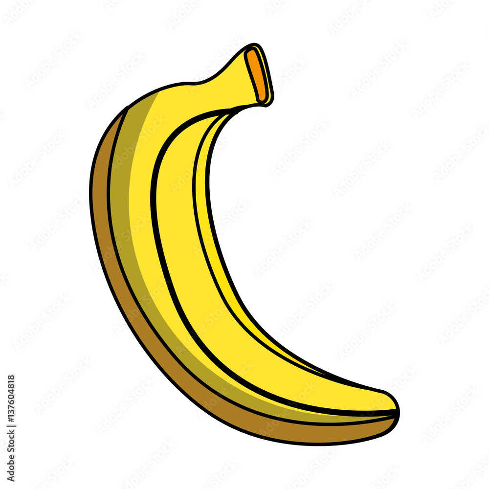 banana fresh fruit icon vector illustration design banana fresh fruit icon vector illustration design