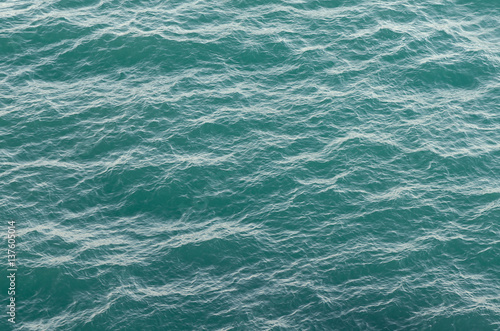 Texture of the sea with the waves