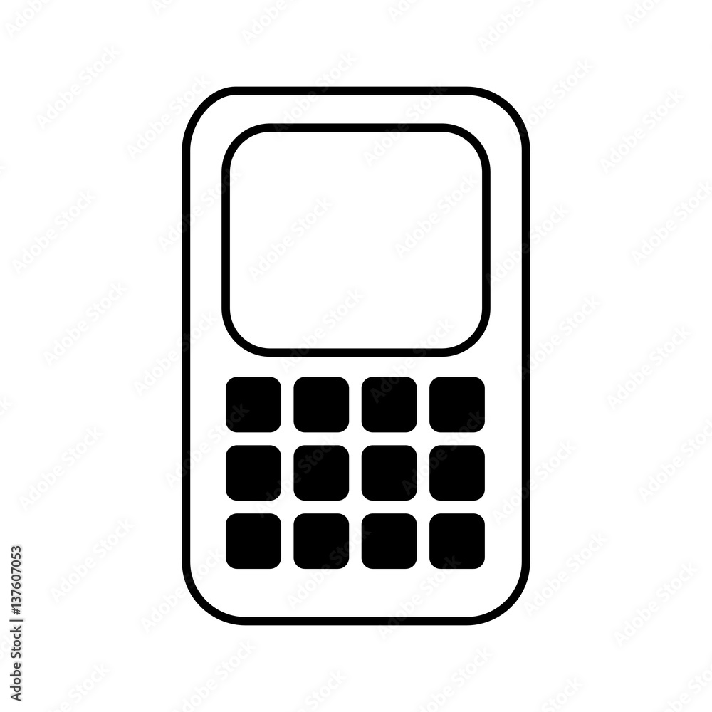 smartphone technology line icon vector illustration design smartphone technology line icon vector illustration design