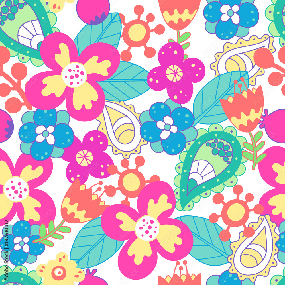 Beautiful floral seamless pattern. Bright illustration, can be used for creating card, invitation card for wedding,wallpaper and textile. Beautiful floral seamless pattern. Bright illustration, can be used for creating card, invitation card for wedding,wallpaper and textile.