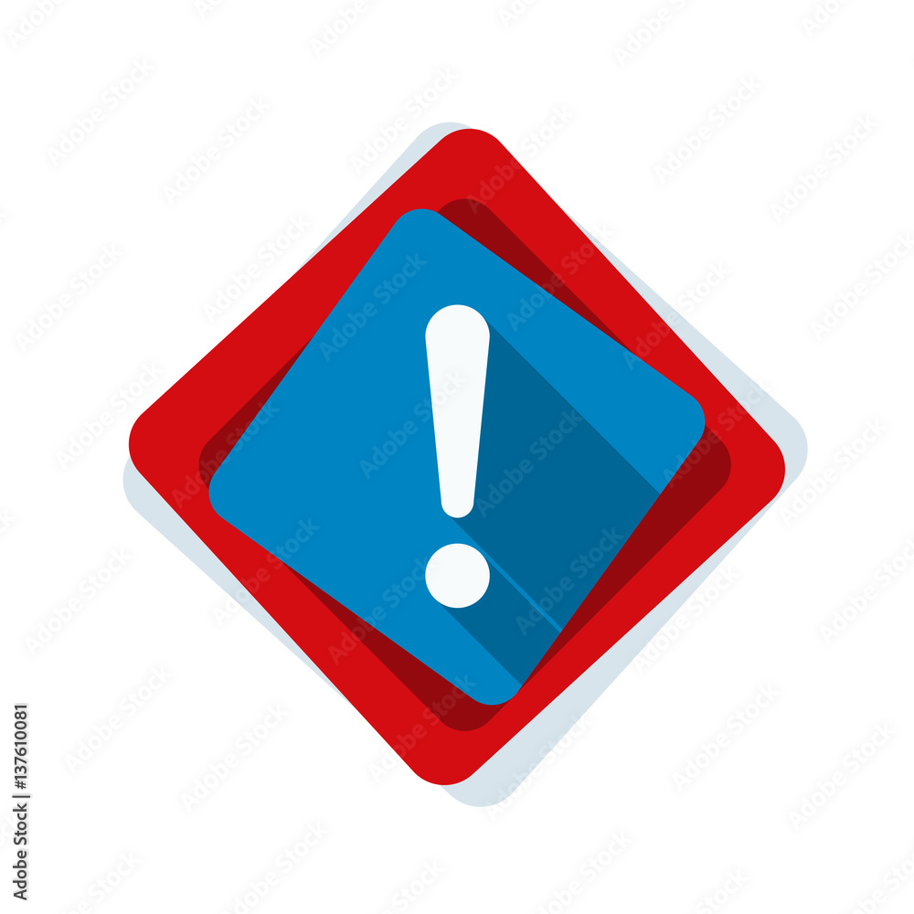 Exclamation Danger sign illustration Exclamation Danger sign illustration