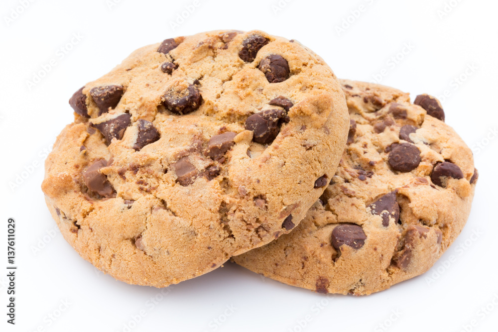 Cookies nuts on the isolated on white background. Cookies nuts on the isolated on white background.
