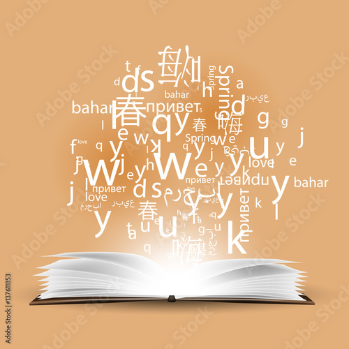 Learning a language, a polyglot. To speak in different languages.