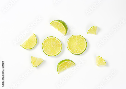 fresh lime slices © Viktor