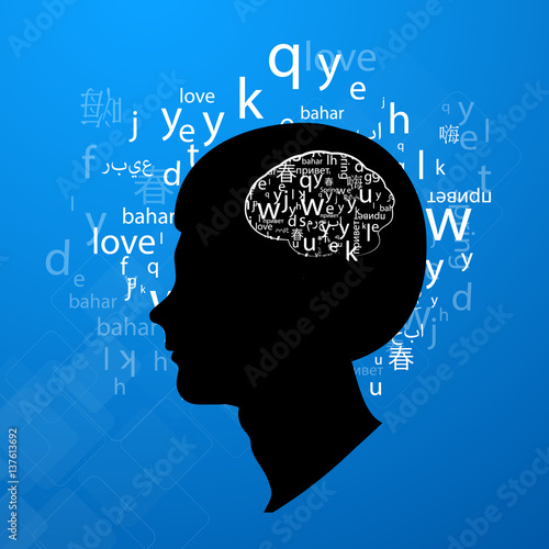 Learning a language, a polyglot. To speak in different languages.