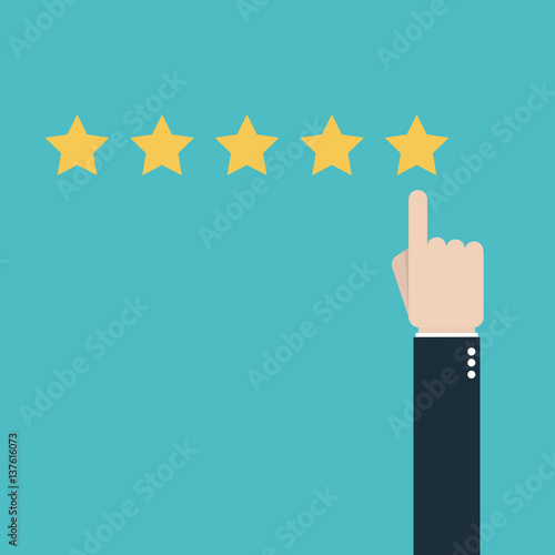 Customer review concept. Usability Evaluation
