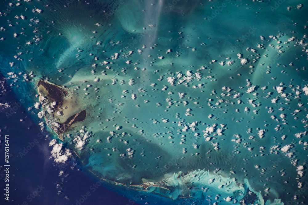 Fototapeta premium Earth view from space. Elements of this image furnished by NASA