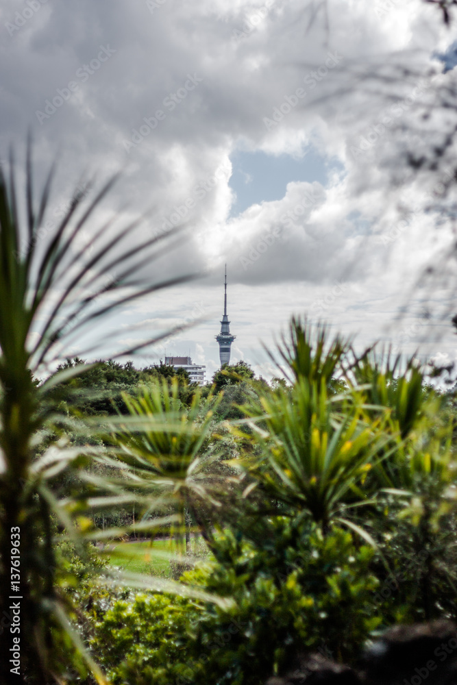 Sky Tower at Auckland, New Zealand.