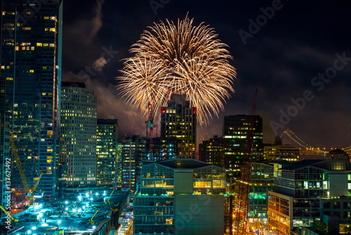 Canvas Print Downtown San Francisco, California, USA