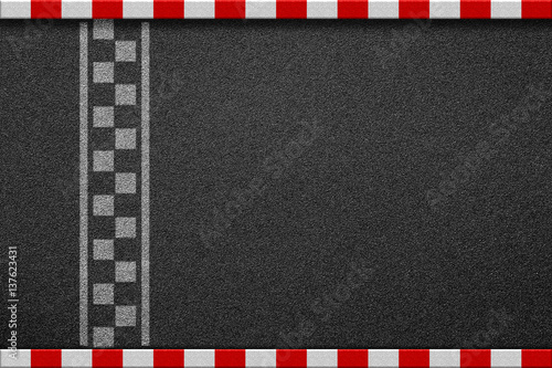 Finish line racing background top view © releon8211