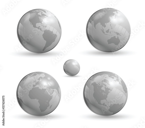 Metal globes