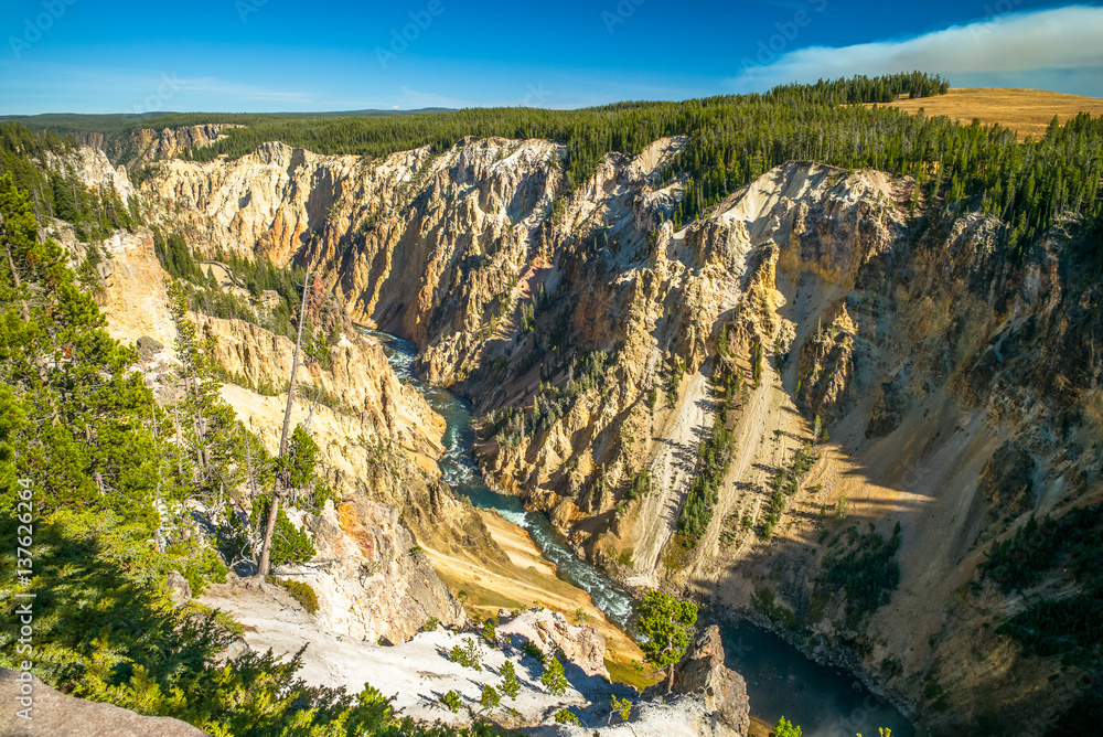 Φωτογραφία Grand Canyon of the Yellowstone, Wyoming, USA