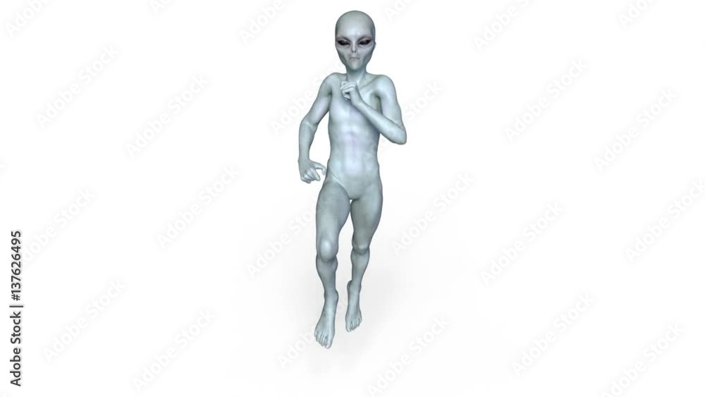 走る宇宙人 走る宇宙人
