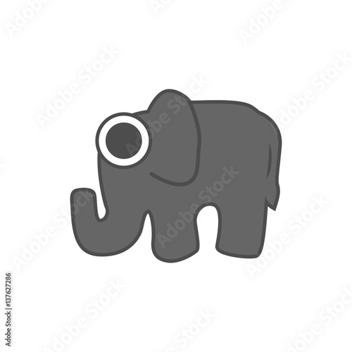  elephant vector , logo graphic design