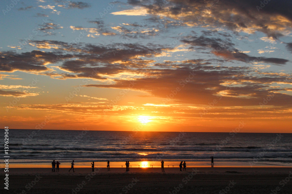 Sunset at Surfers  Paradise, Gold Coast