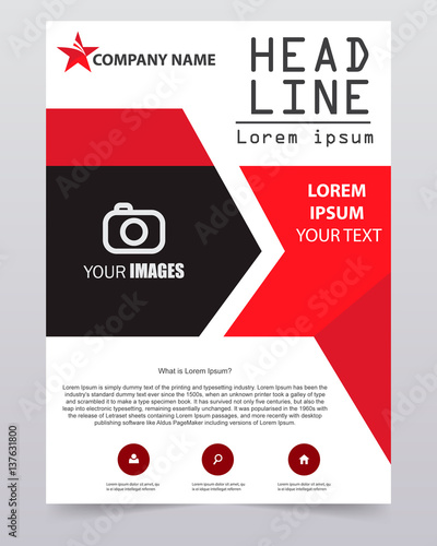 Brochure / Annual Report / Cover design vector