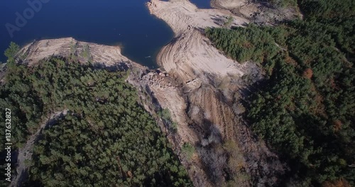 Aerial, Flight Over Rio Homem, Portugal - Native Material, straight out of the cam photo