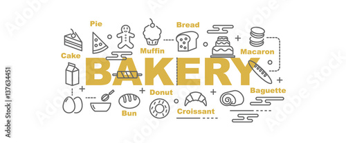 bakery vector banner