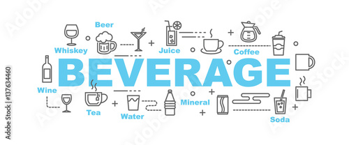 beverage vector banner