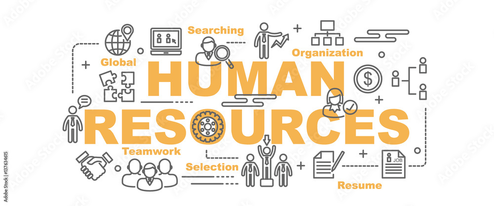 human resources vector banner