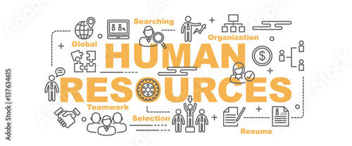human resources vector banner