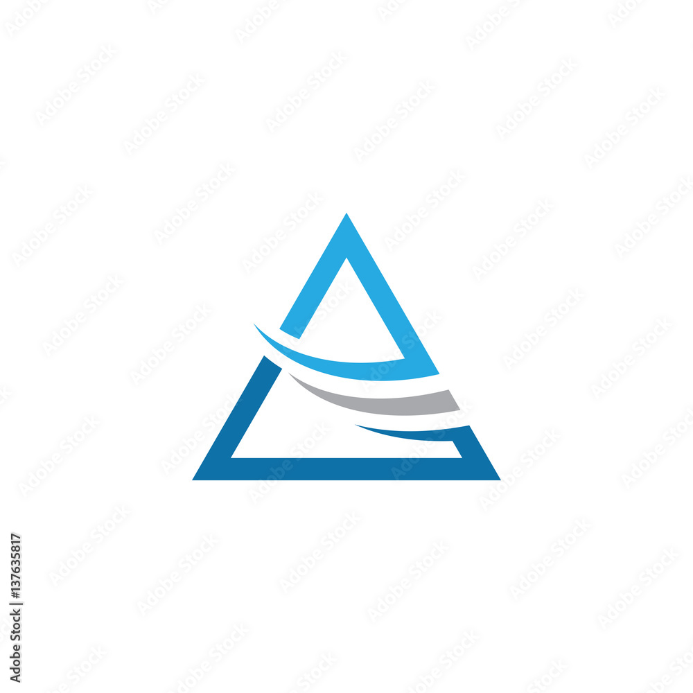 triangle logo splash